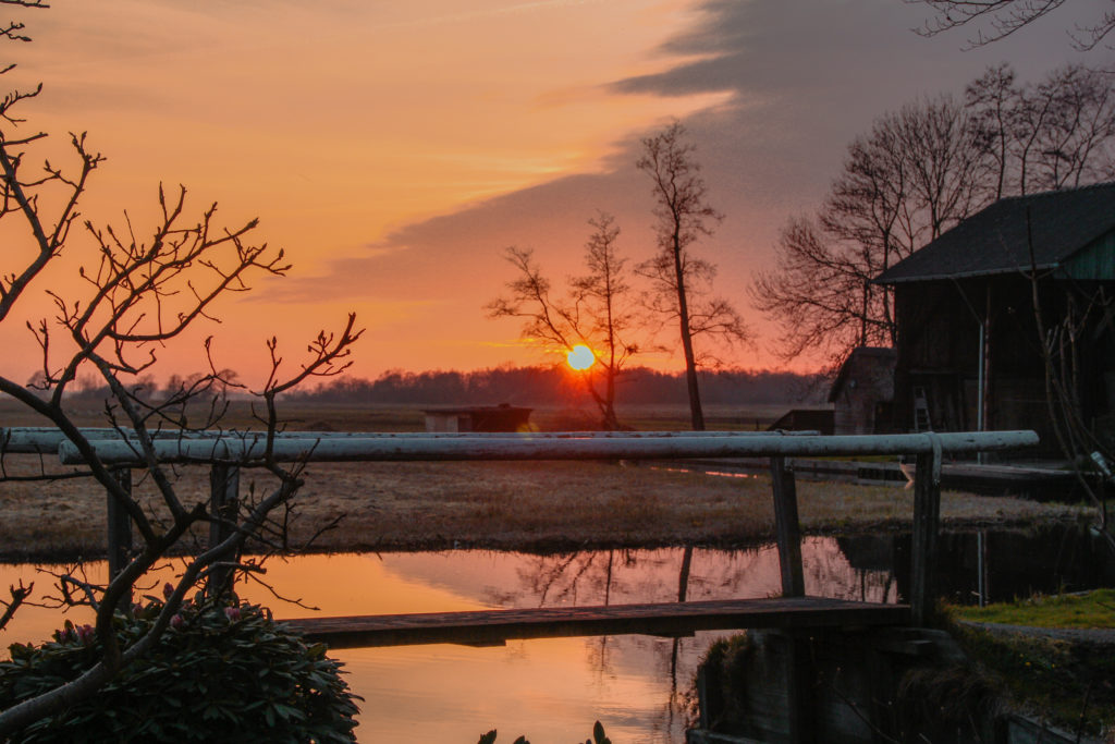 Dwarsgracht sunset